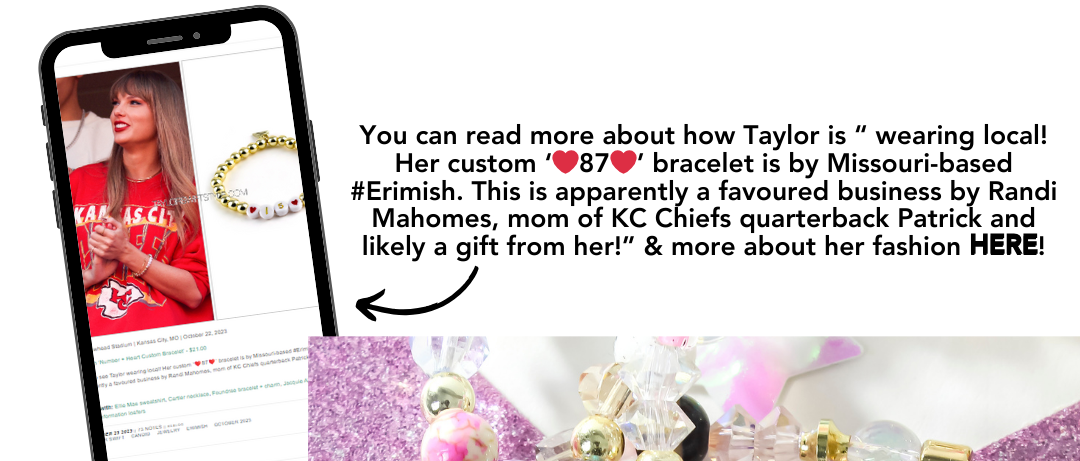 Taylor Swift wears '87' bracelet made by Missouri business